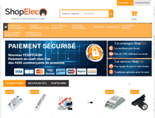 Tablet Screenshot of materiel-electrique-shopelec.com